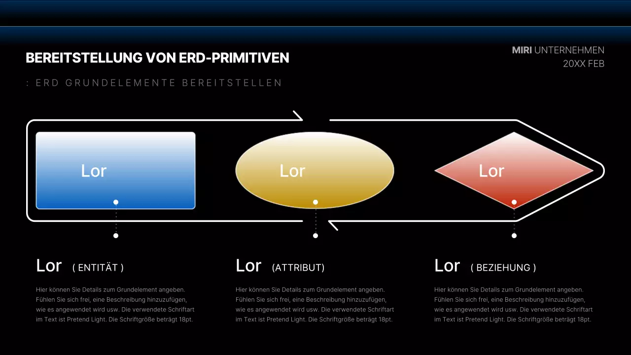 Moderne Entwicklungsdiagramm-Berichte in schwarz und blau
