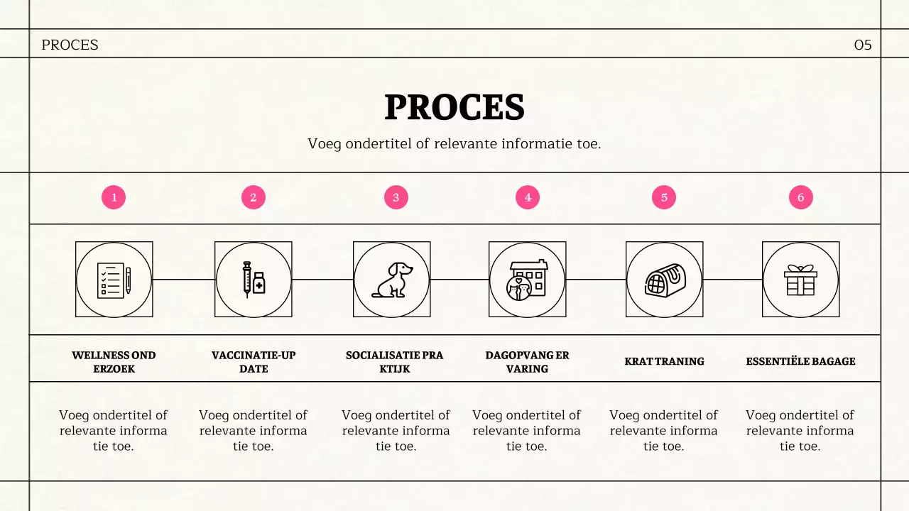 Eenvoudig zakelijk materiaal in krantenthema in zwart en roze