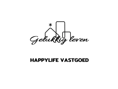 Eenvoudig concept onroerend goed met zipline-illustraties