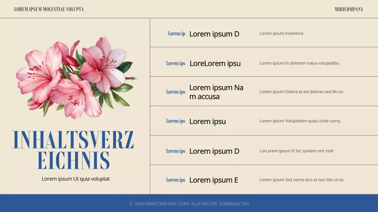 Einfache und sentimentale Frühlingsblumenpräsentation in Blau und Elfenbein