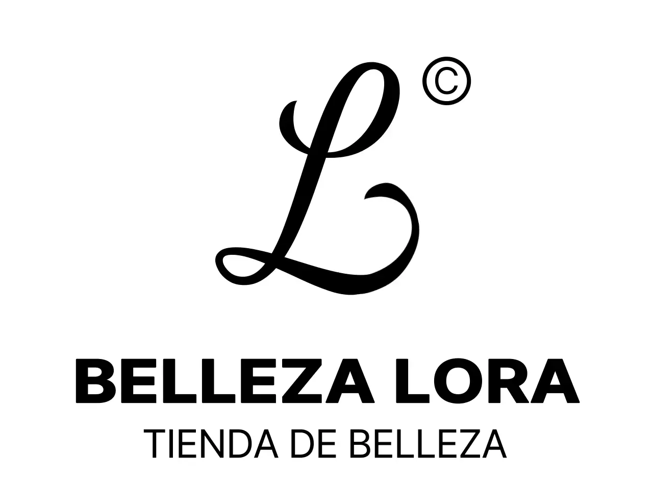 Lujoso salón de belleza con alfabeto cursivo