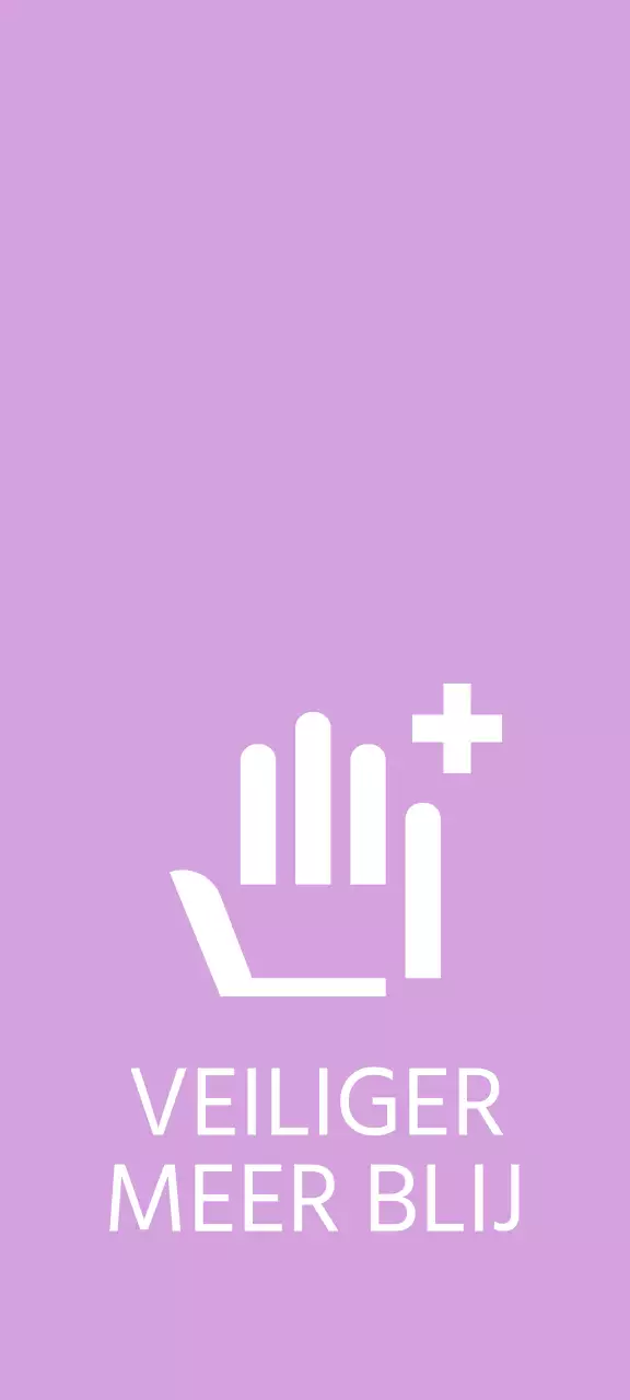 Eenvoudig ontwerp met handpictogram