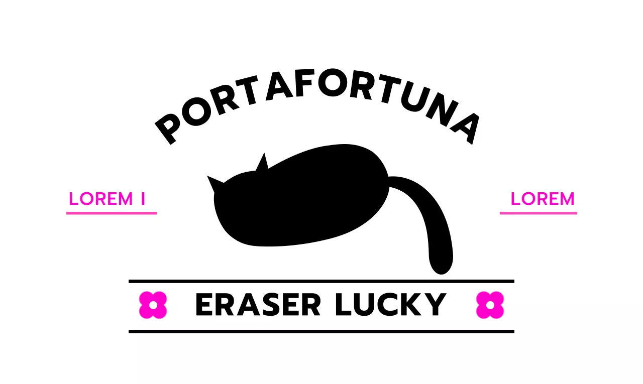 Design di carta da lettere con un gatto sdraiato