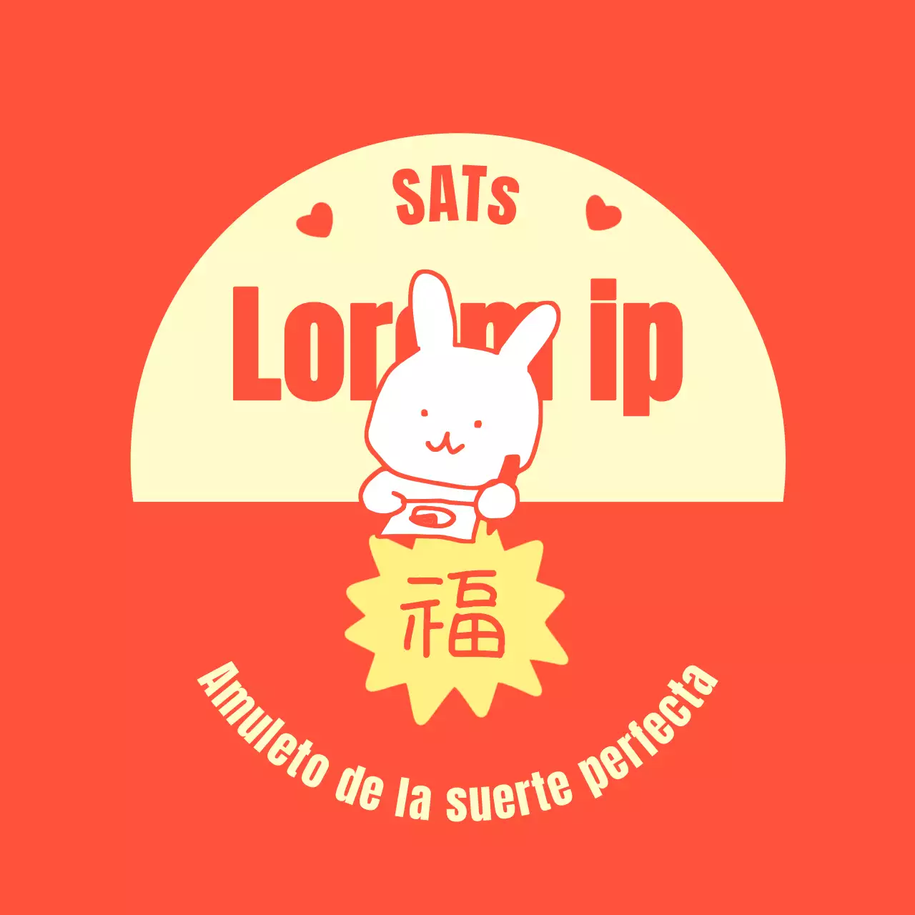 Un bonito concepto de amuleto de clase B para animar al éxito en la selectividad