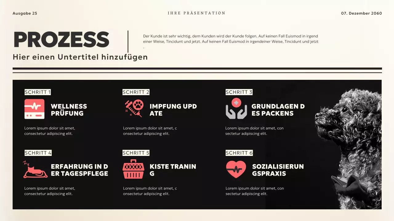 Schwarz und Beige Vintage News Theme Business Material