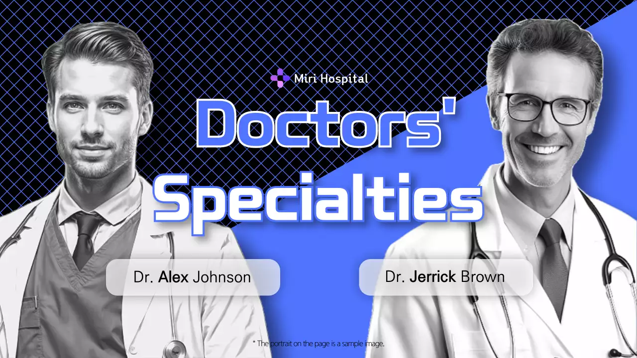 Blue Modern Medical Promotion YouTube Thumbnail