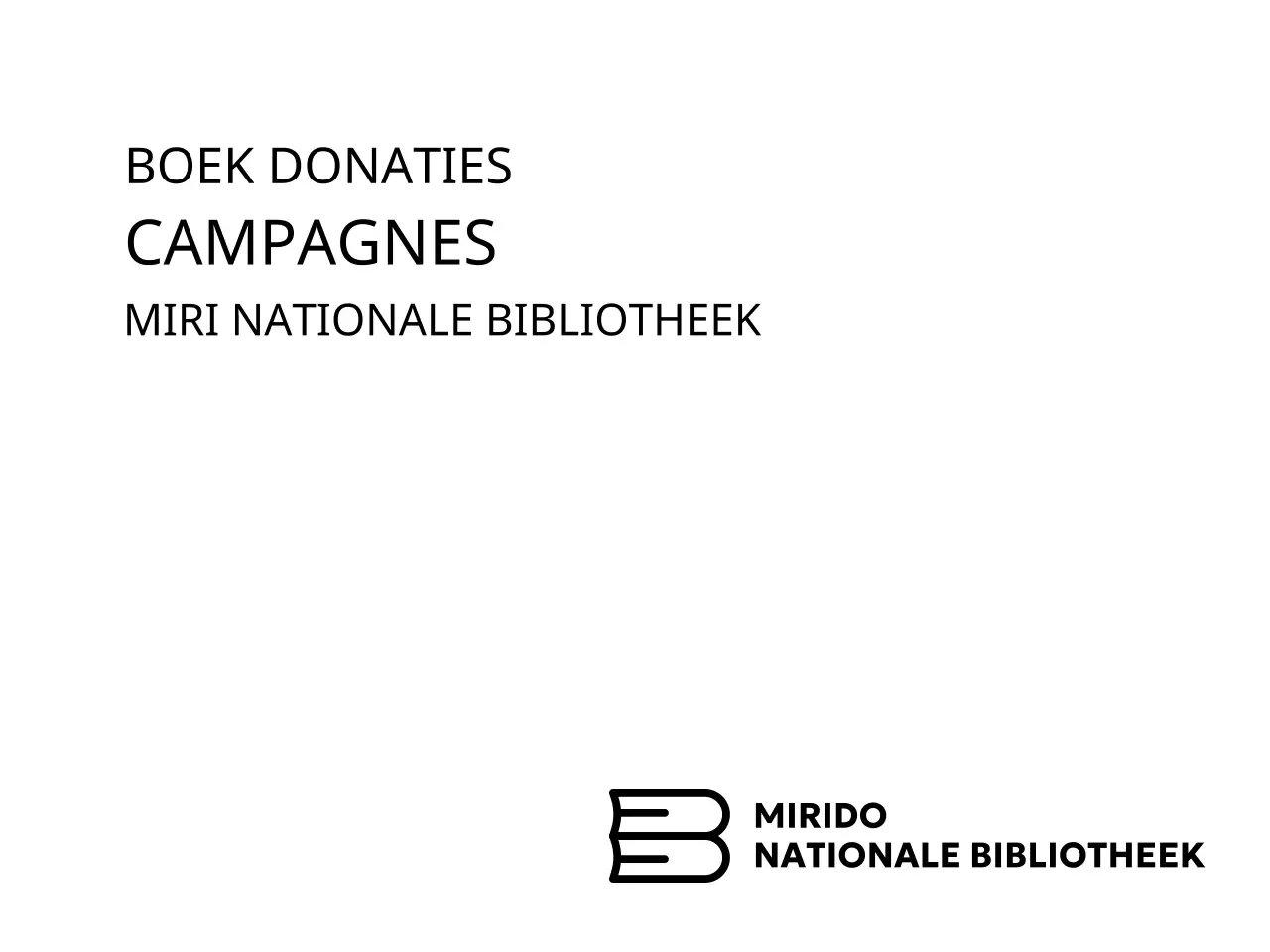 Eenvoudig concept voor een nationale bibliotheek met een bibliotheekboeklogo