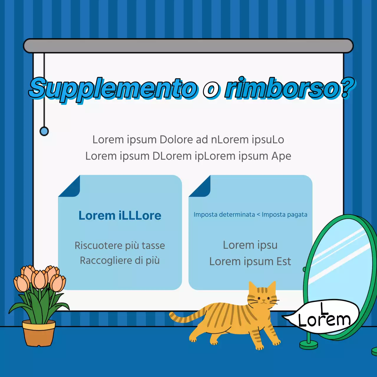 La contabilità blu navy e bianca in breve