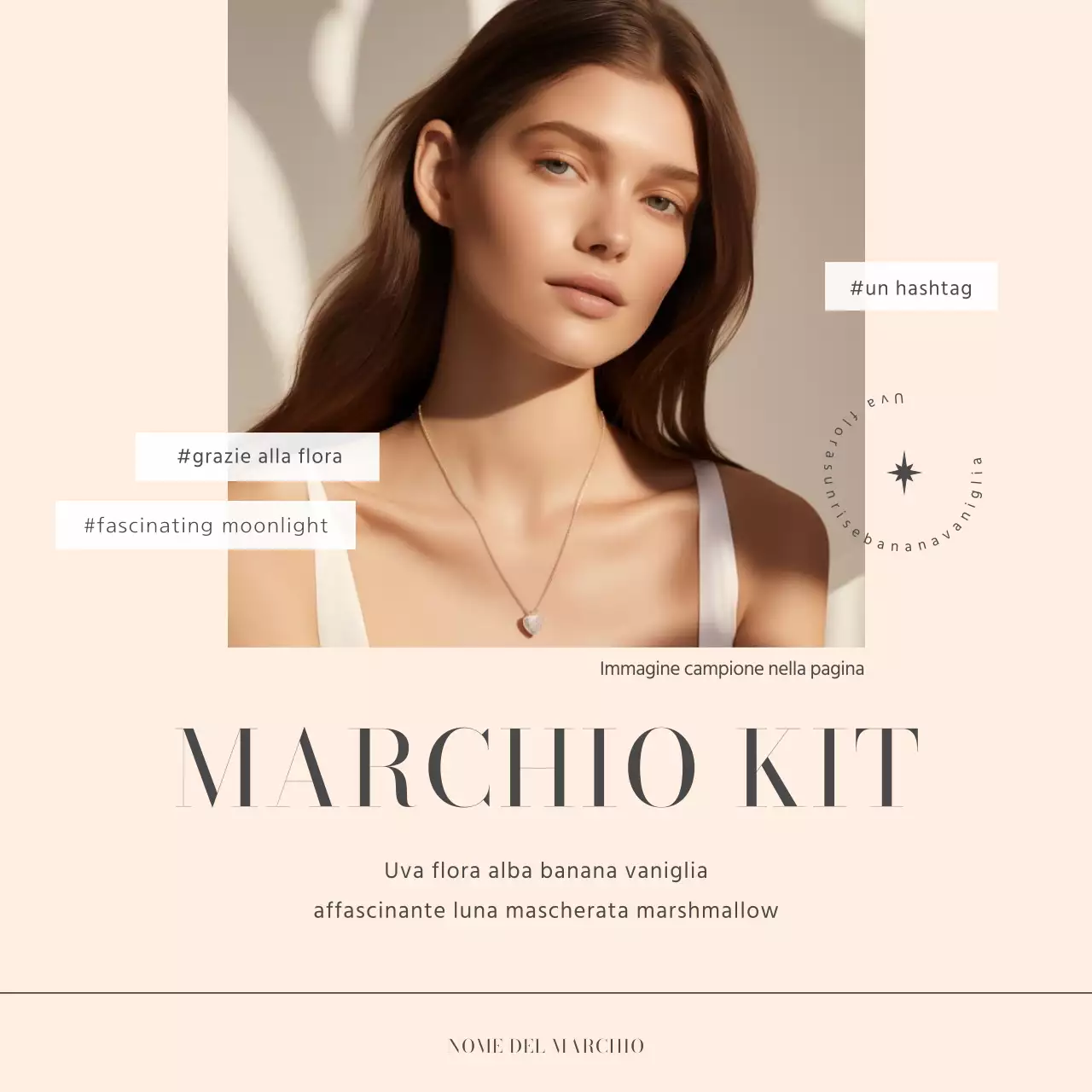 Promozione del marchio di gioielli minimalisti Ivory