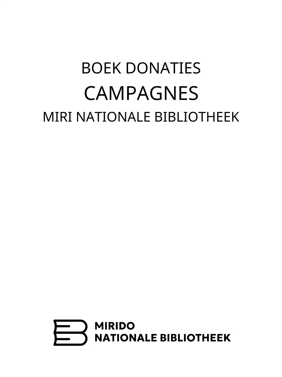 Een eenvoudig concept voor een nationale bibliotheek met een bibliotheekboeklogo