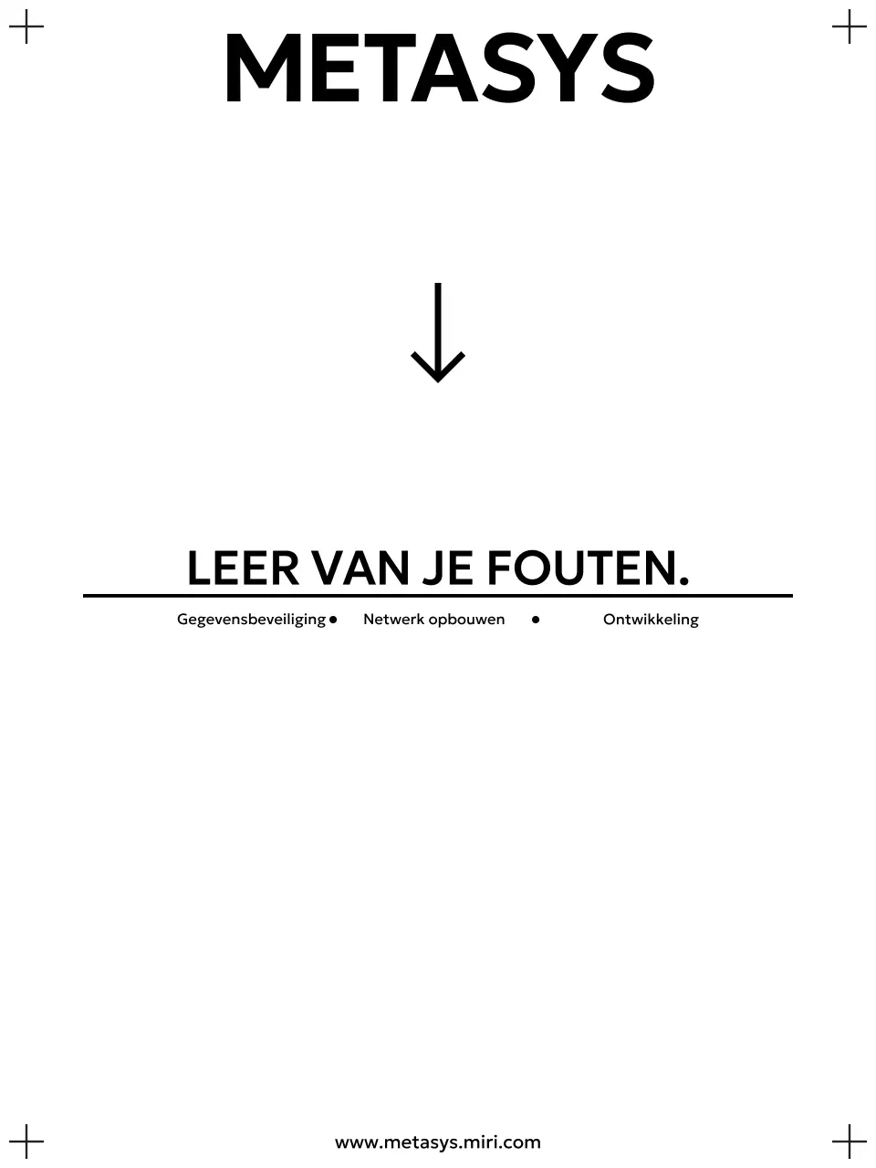 Omslagontwerp met een eenvoudige typografische compositie