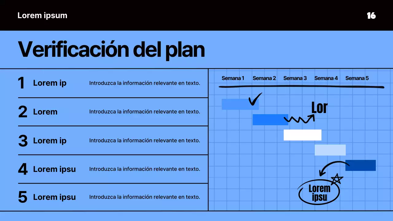 Material de reunión kitsch en azul