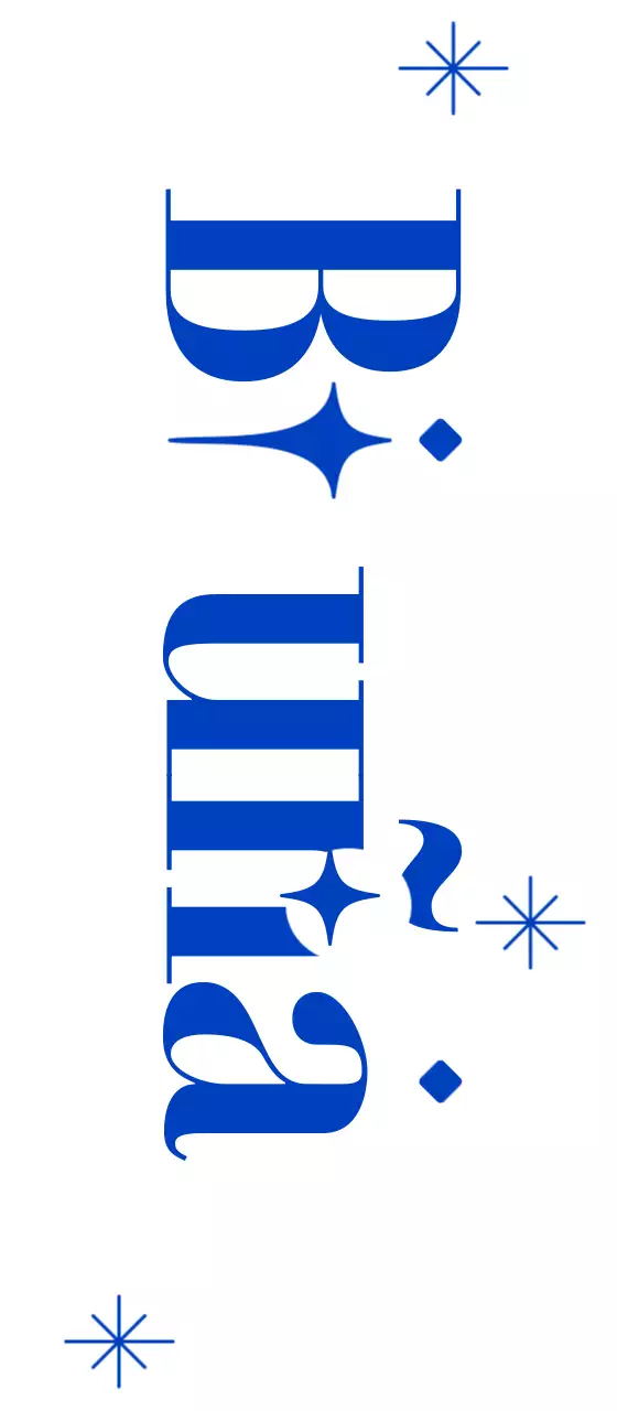 Salón de manicura azul brillante