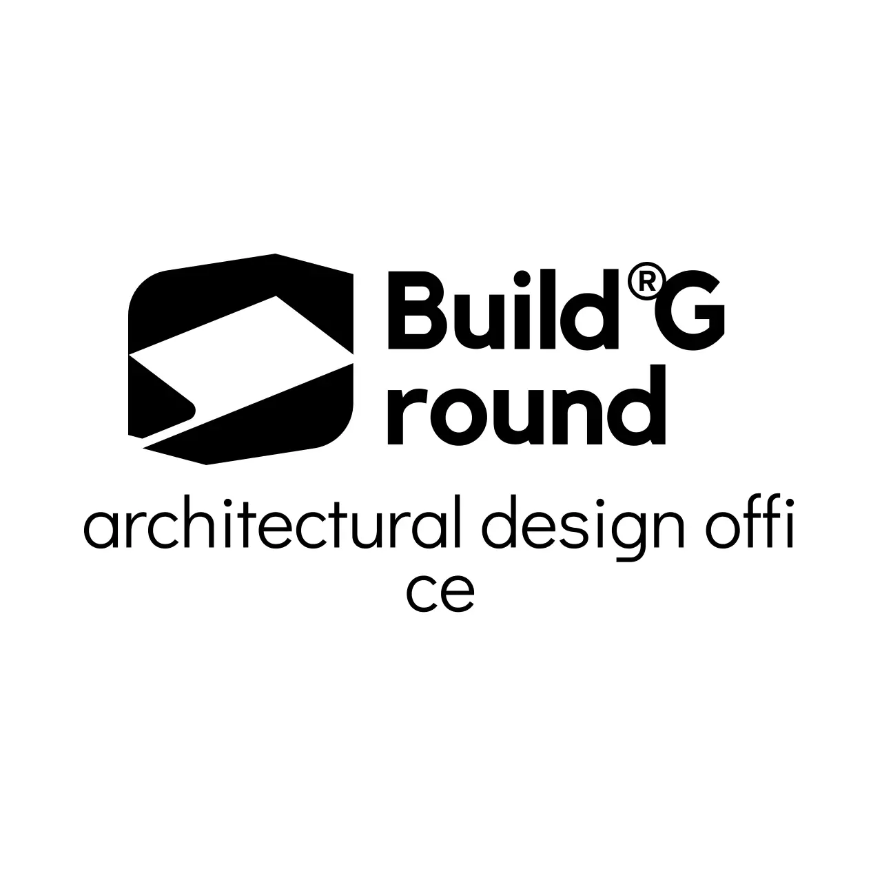 Business layout with a simple corporate logo