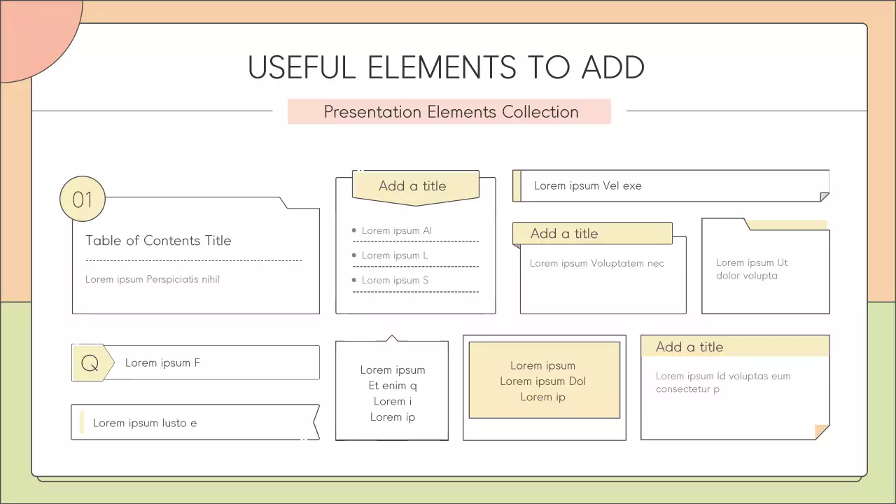 베이지 미니멀 템플릿 프레젠테이션