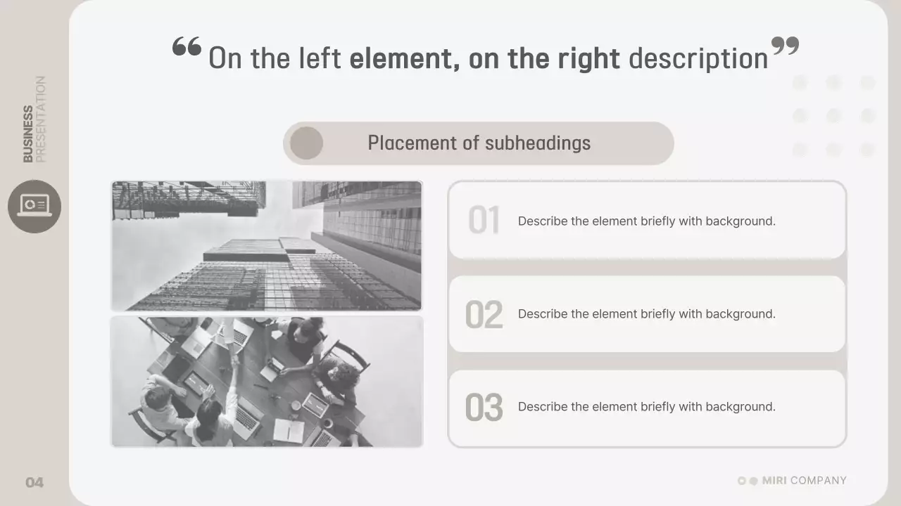 Beige Professional Template Presentation