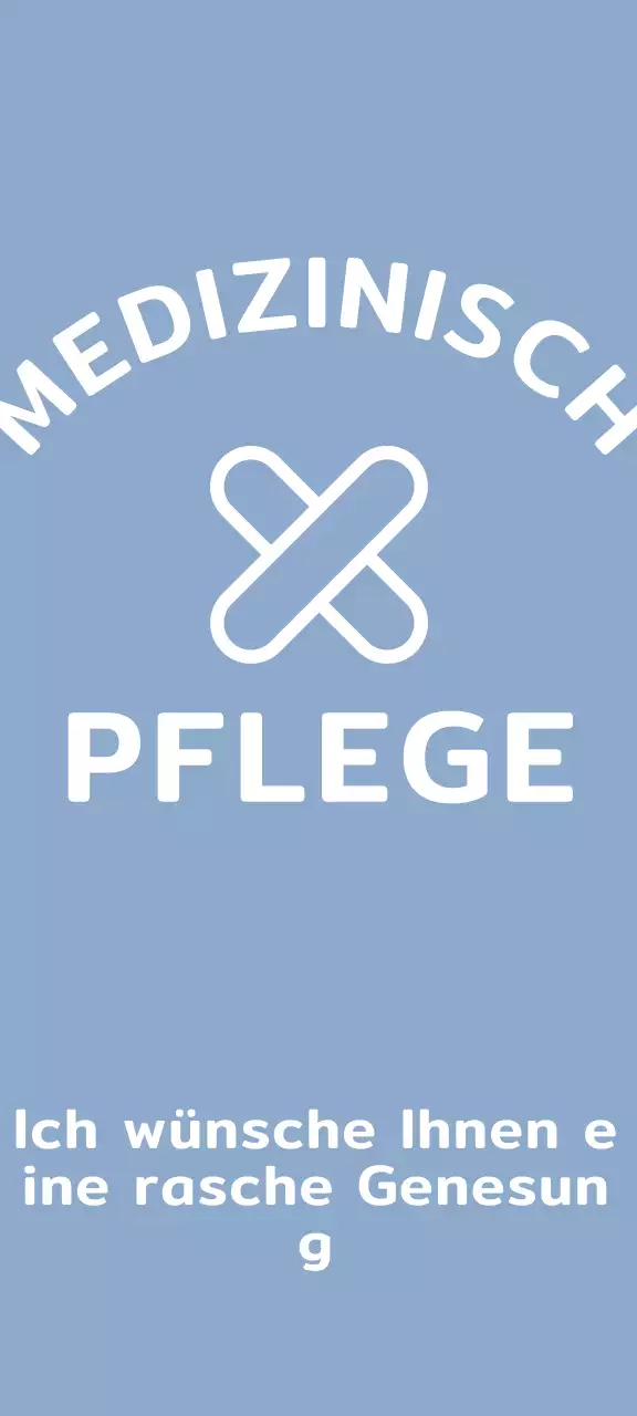 Medizinische Versorgung mit einfacher Anmutung und medizinischen Illustrationen