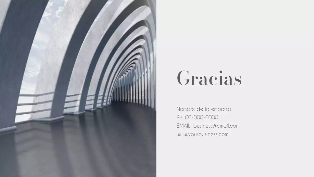 Elegantes informes empresariales en blanco y negro