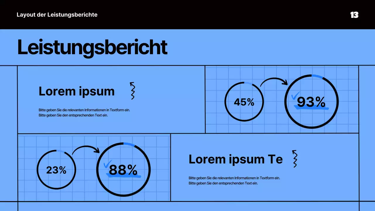 Kitschige Sitzungsunterlagen in Blau
