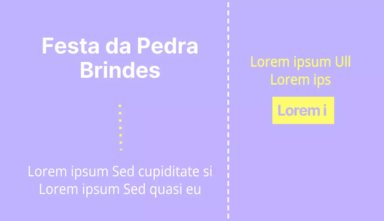 Um evento de chá de bebé roxo e amarelo, ao estilo de bilhetes limpos