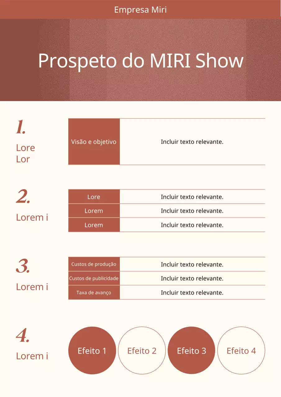 Um simples livro de apresentação em castanho e marfim