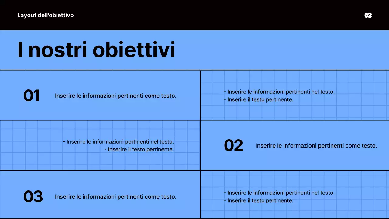 Materiale per riunioni kitsch in blu