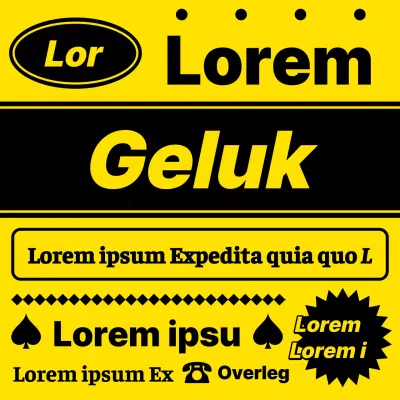 Een retro schoolmotto in geel en zwart @schoolmarms