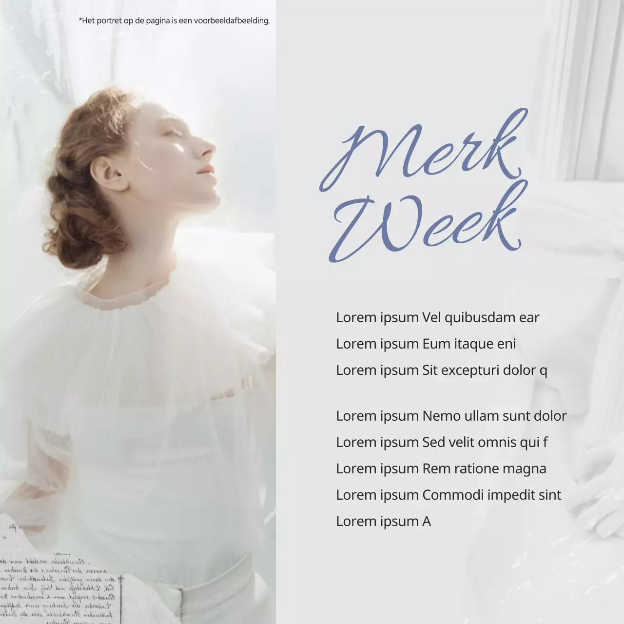 Een zwart-wit kledingmerk met vintage mode promoten