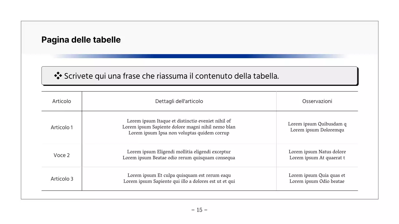 Rapporto di base stampabile in blu navy e grigio