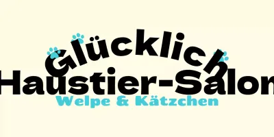 Niedliche Typografie Tierpflegesalon