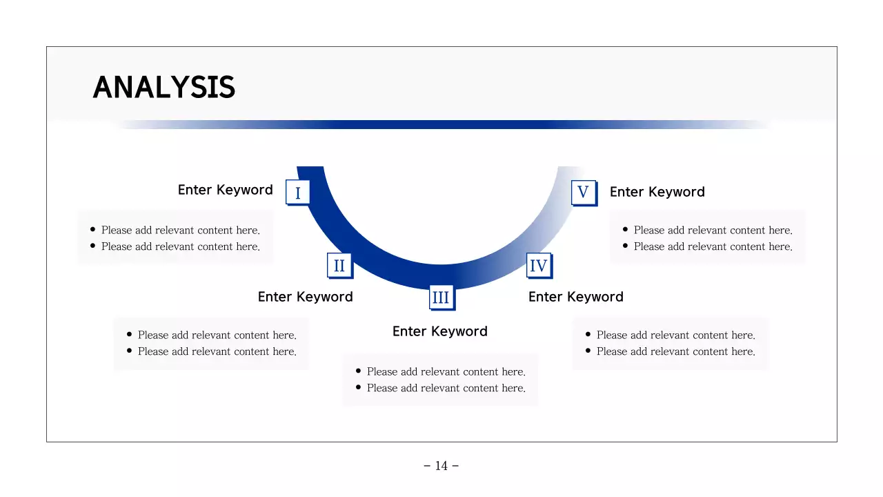 Basic printable report in navy blue and gray