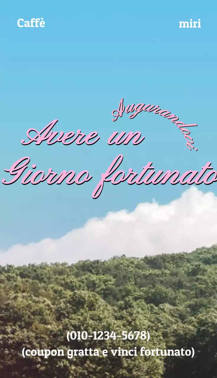 Immagine emozionale con scrittura corsiva rosa su sfondo naturale