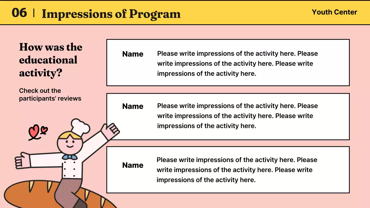 Pink Modern Activity Guide Presentation