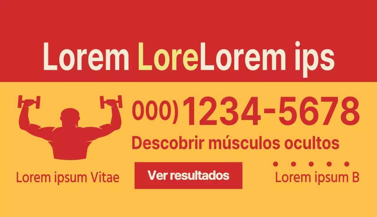 Evento de ginástica vermelho e neutro