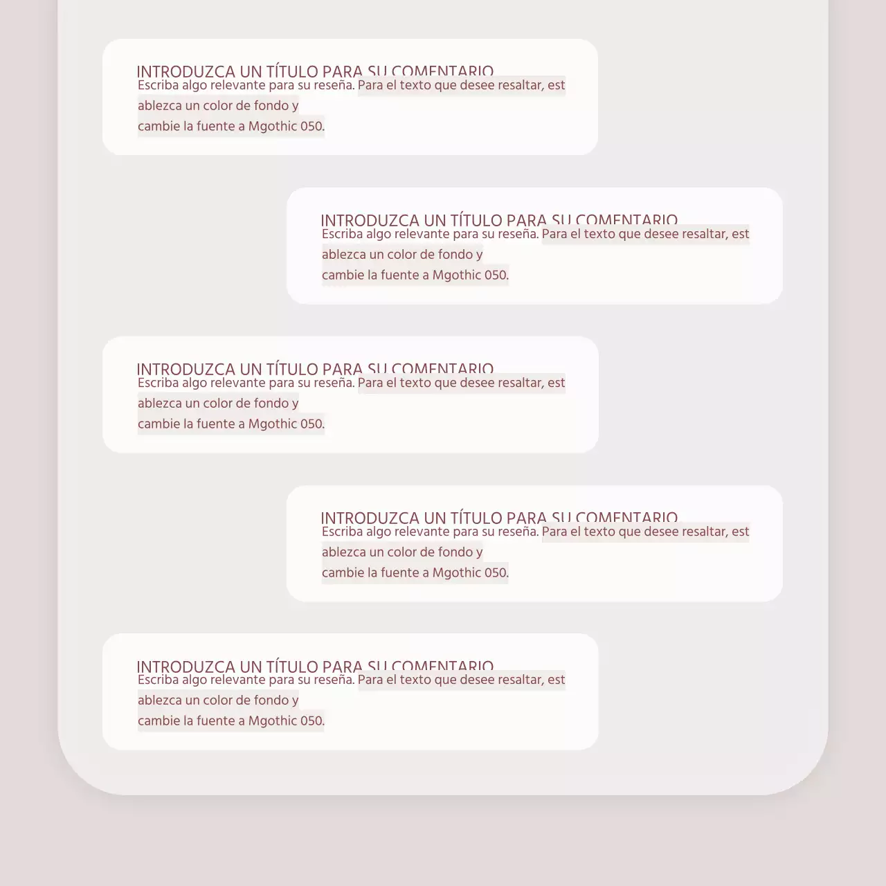 Anuncio de venta de un lookbook de accesorios de bisutería de moda en rosa y marrón.