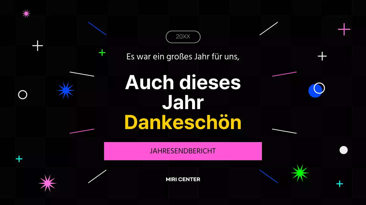 Kitschige Finanzberichte zum Jahresende in Pink und fluoreszierenden Farben