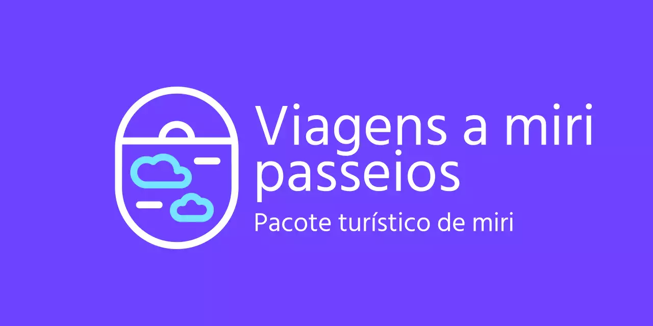 Logótipo simples, limpo e ilustrado de agência de viagens