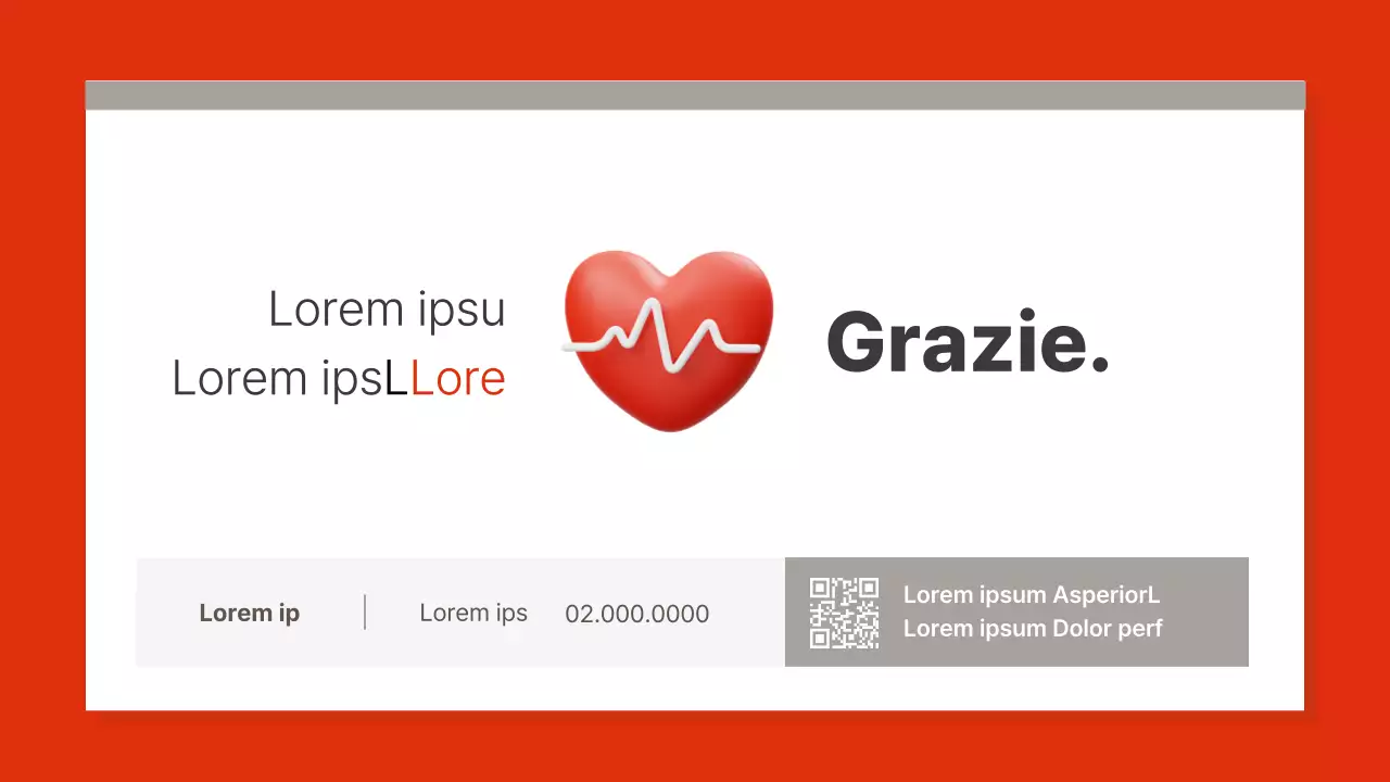 Materiale semplice per la formazione sulla RCP di colore rosso e marrone