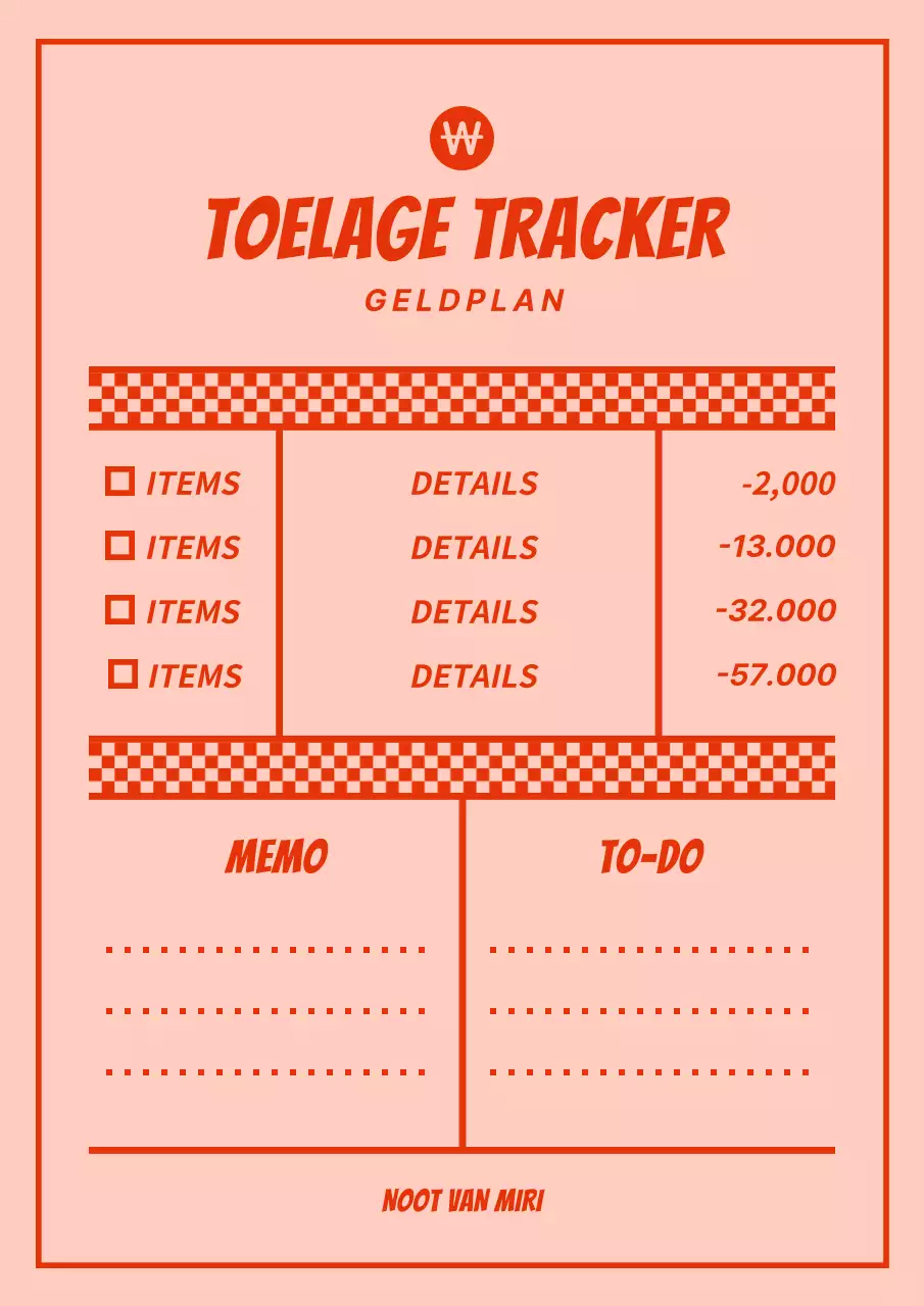 Kitscherige roze en rode zakgeld notitieblokjes