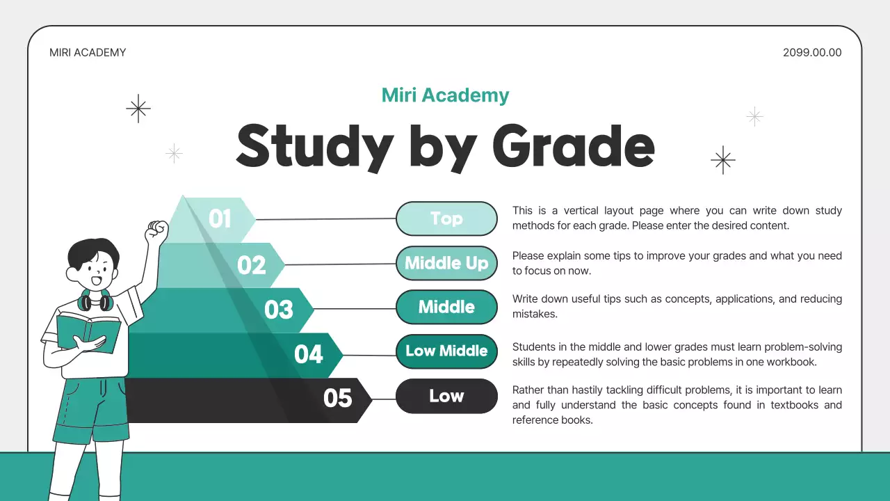 Teal Minimal Course Guide Presentation