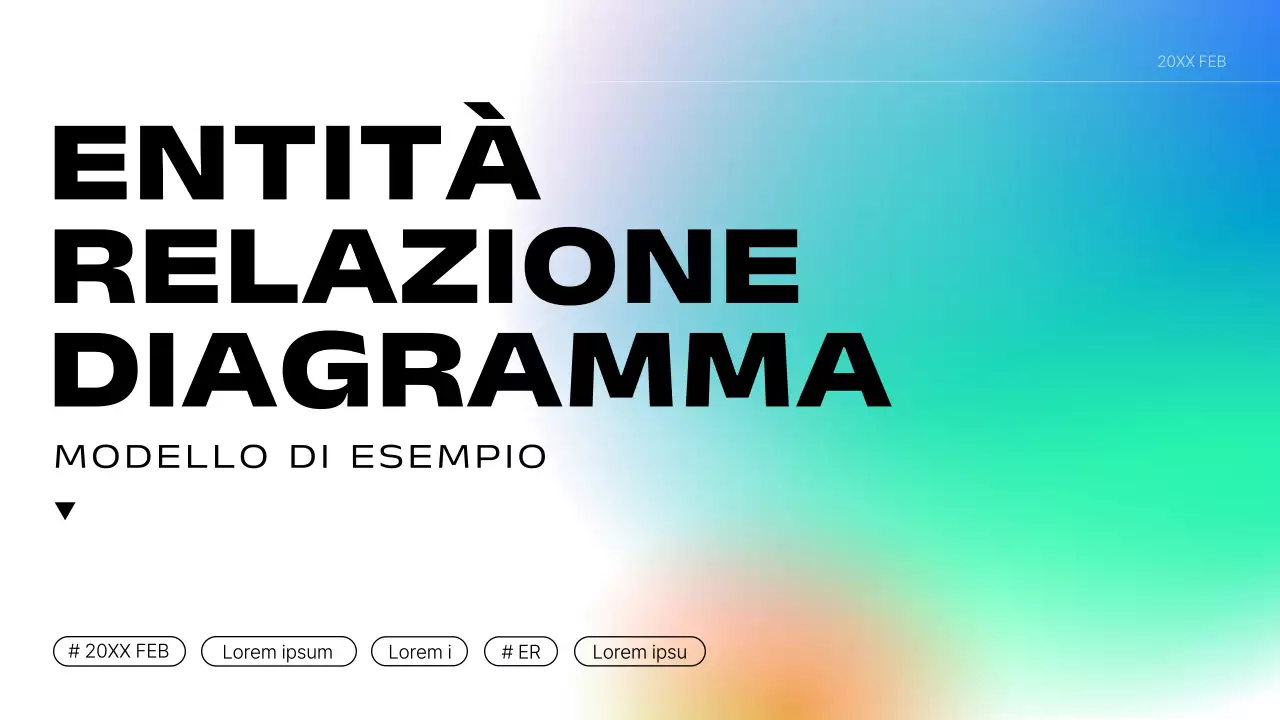 Un moderno diagramma di sviluppo in bianco e blu