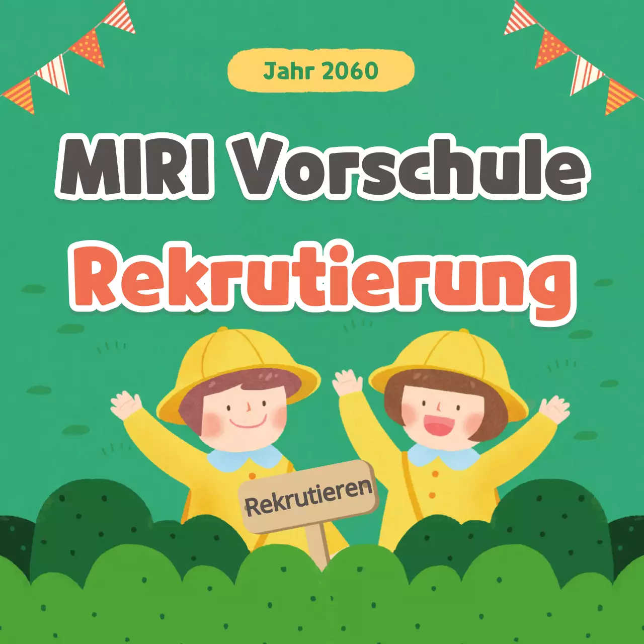 Grüne und gelbe Kindergarten Kleinanzeigen