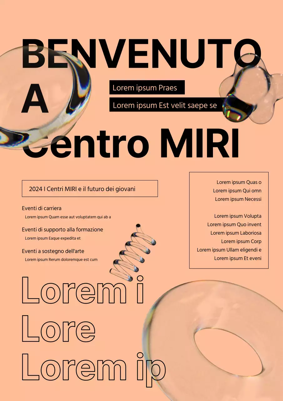 Promuovere eventi pubblici in rosa e nero