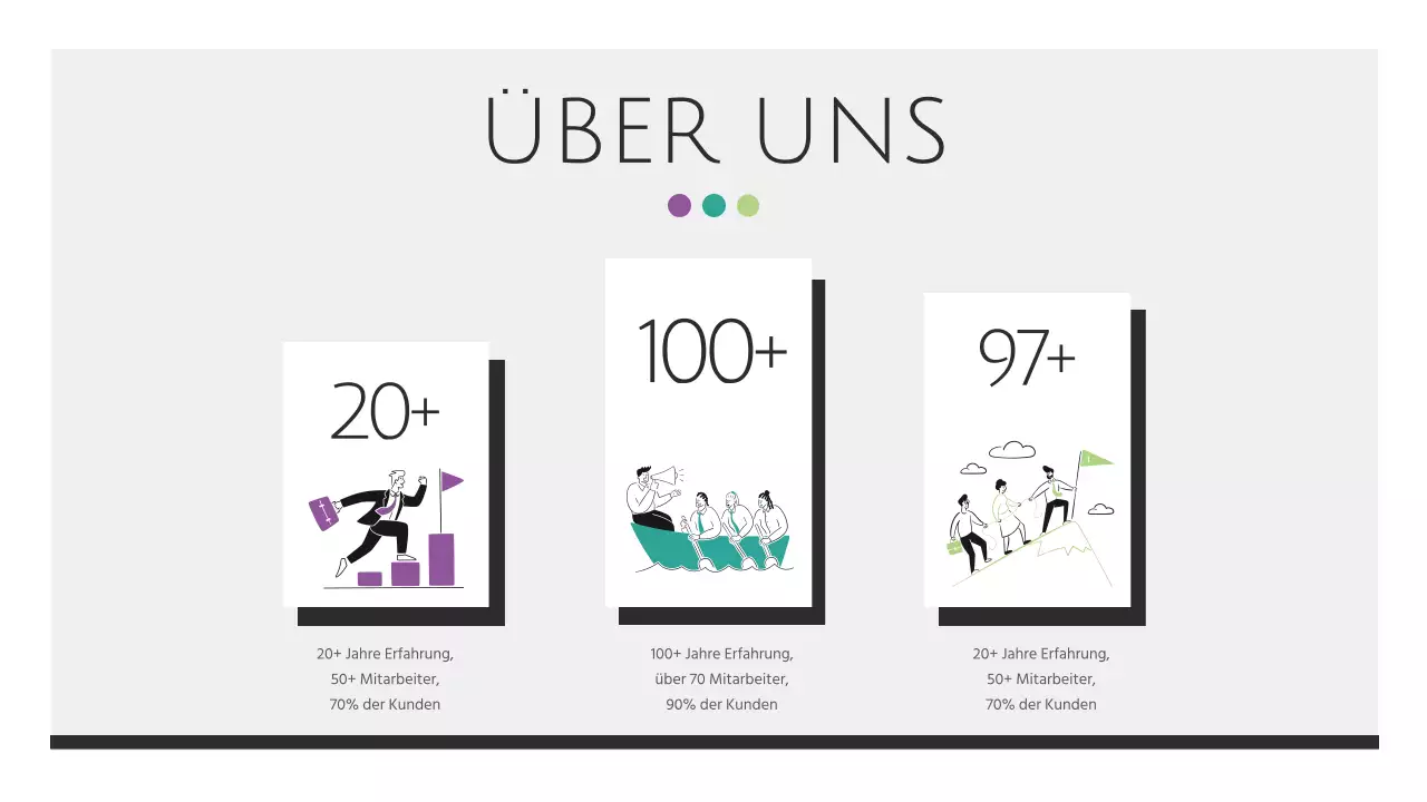 Elegante Geschäftsberichte in Schwarz und Weiß