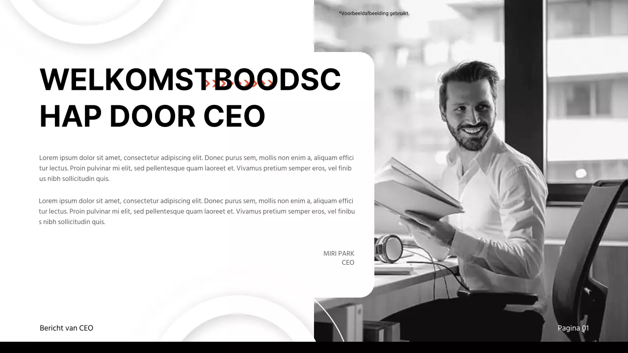 Zwart en rood klassiek zakelijk rapportagemateriaal