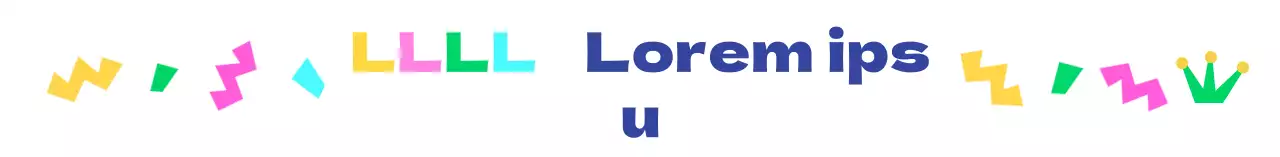 Merchandising Kids Academy con forme geometriche colorate