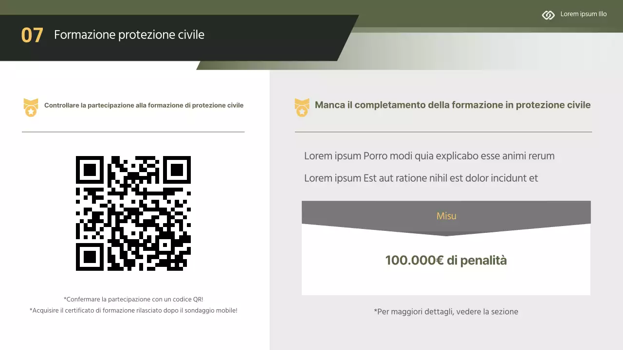 Materiale di addestramento moderno per la protezione civile in giallo e kaki