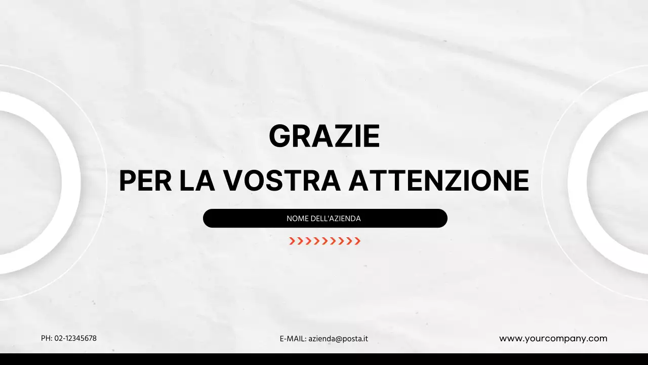 Materiale per relazioni aziendali classiche in nero e rosso