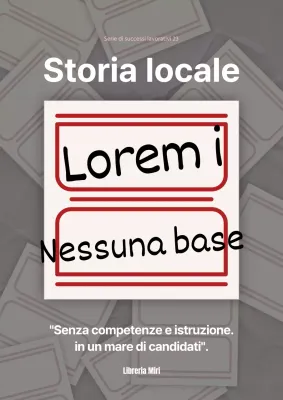 Lettera di presentazione di preparazione al lavoro non specifica con accenti rossi e beige