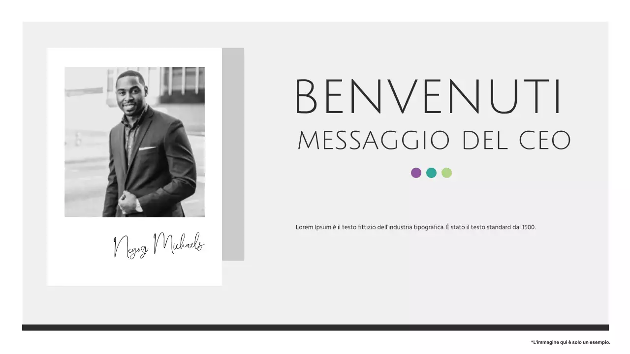 Eleganti materiali per relazioni aziendali in bianco e nero